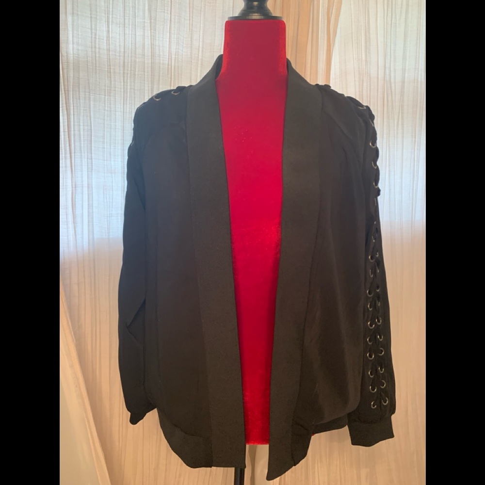 Black blazer.